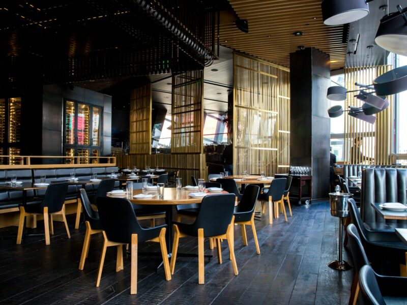 The dining room at Asante